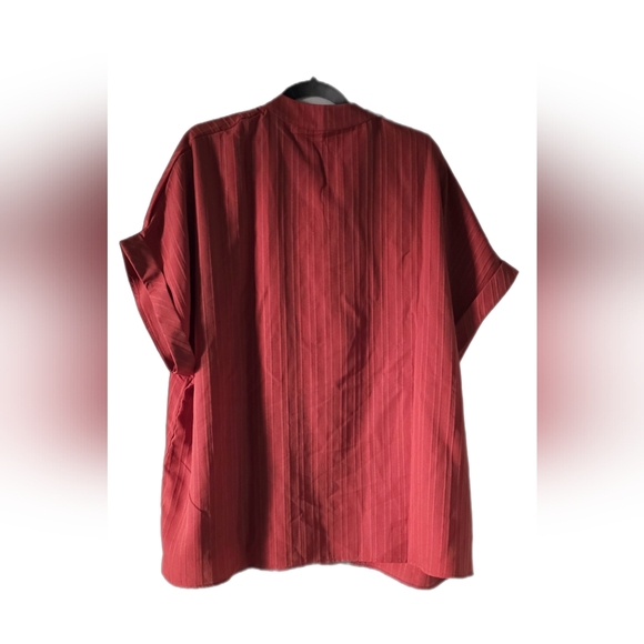 Shein vneck blouse orange size 5XL - Picture 2 of 3